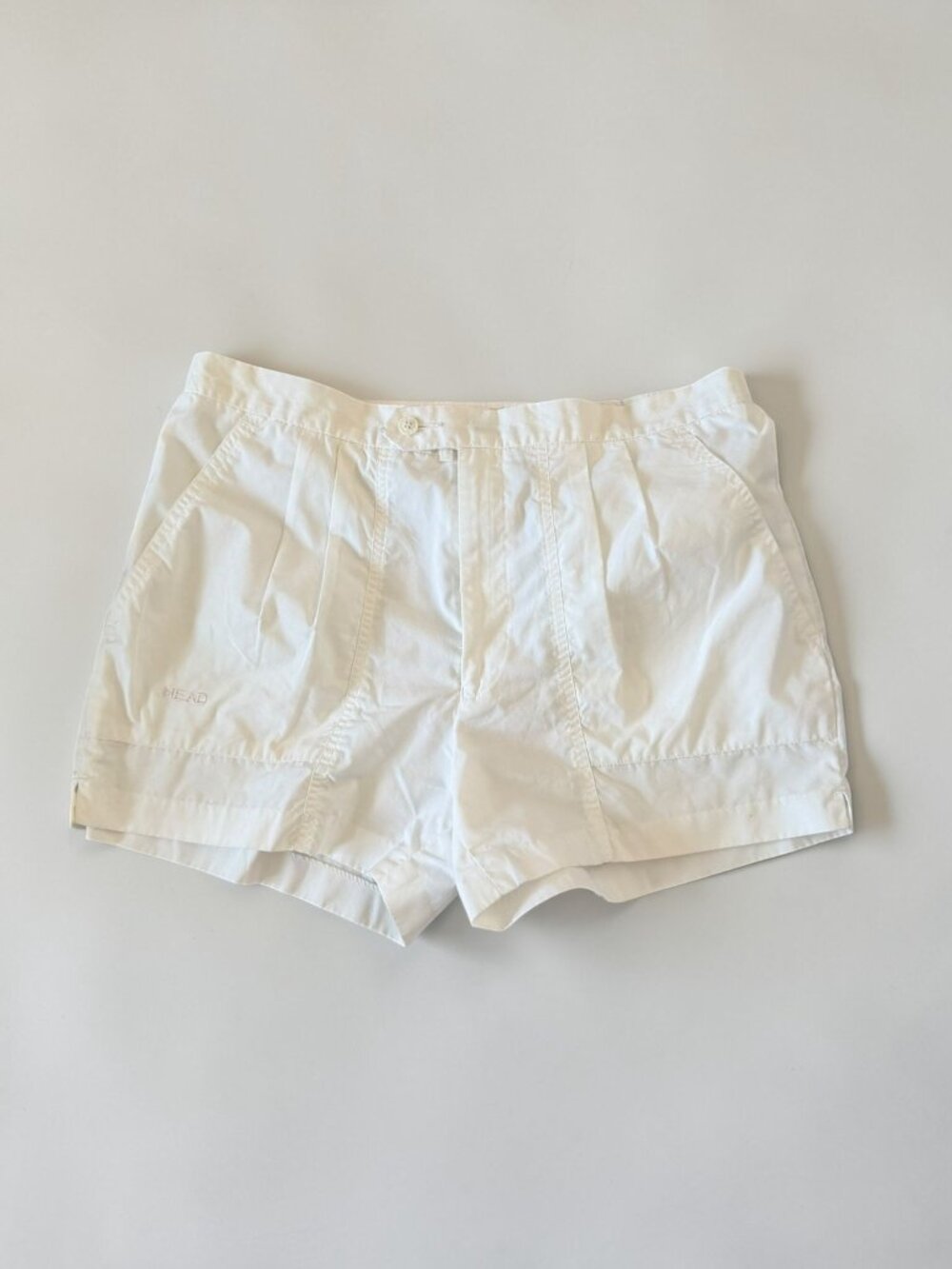 HEAD Men’s White Vintage Tennis Shorts Size 34